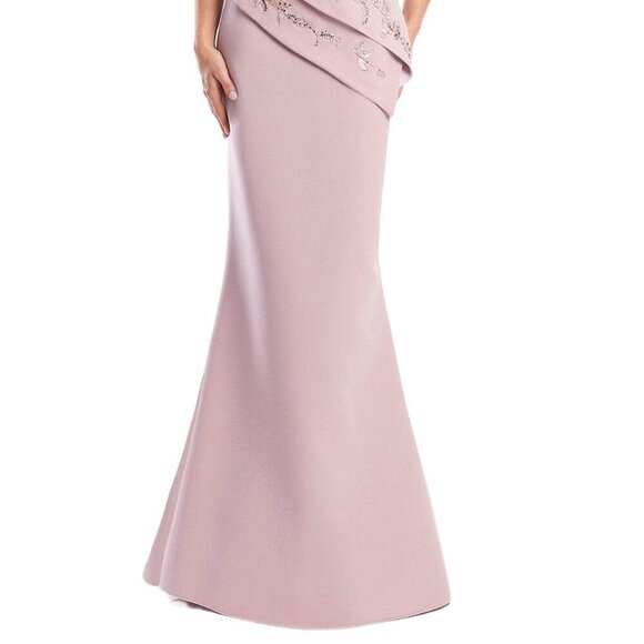 SALE NWT Alexander by Daymor 1753S23 Pleated Mother of the Bride Quartz Size 8 - Picture 2 of 6